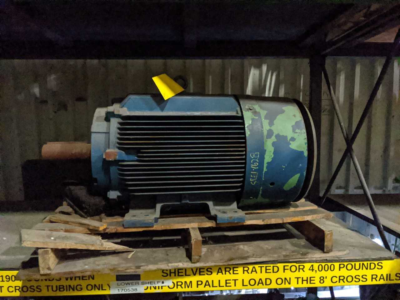 SIEMENS 125 HP 460V AC MOTOR - ELECTRIC MOTORS