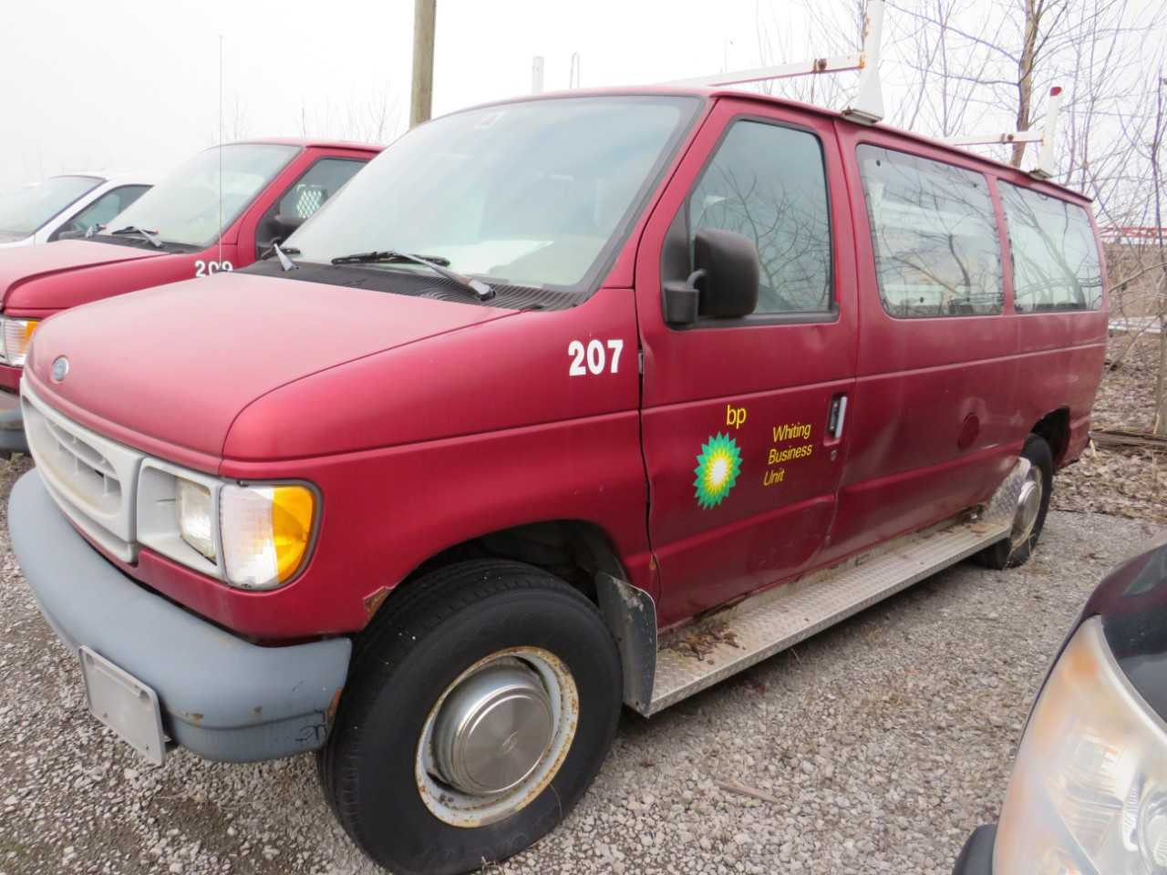 1998 FORD ECONOLINE E-250 RWD 3 DOOR V6 CYL GAS CARGO VAN 51668 MILES  VIN:  1FTNE2421WHB62650 - BUSES
