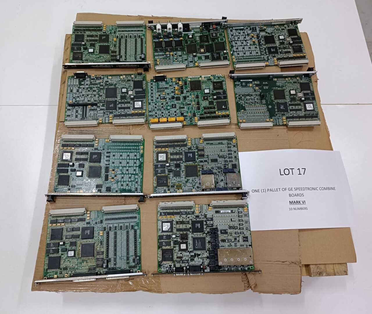ONE (1) PALLET OF GE SPEEDTRONIC COMBINE BOARDSMARK VI - AUTOMATION & CONTROLS