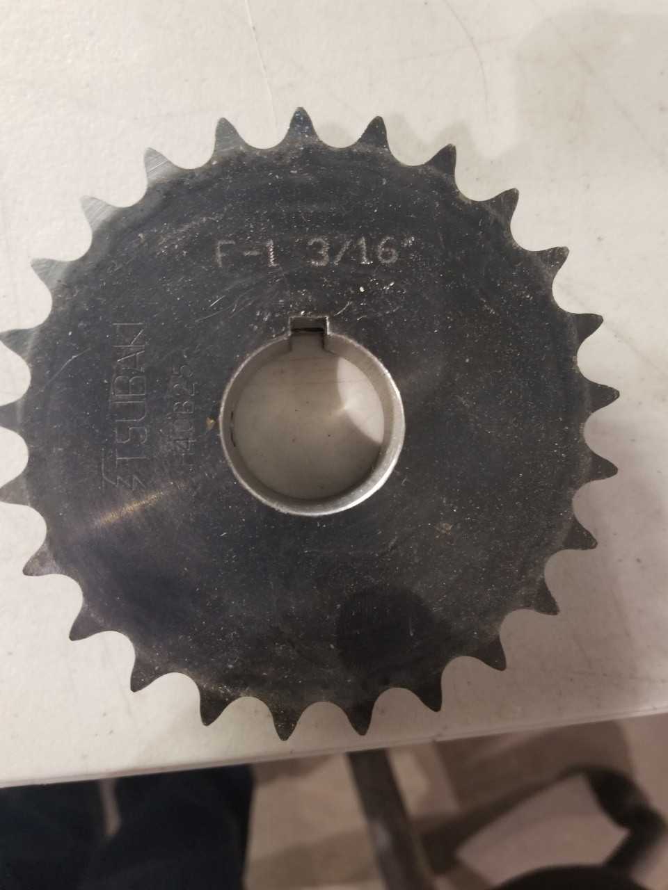 TSUBAKI F-1 3/16 BORE SPROCKET (QTY-8) - MISCELLANEOUS