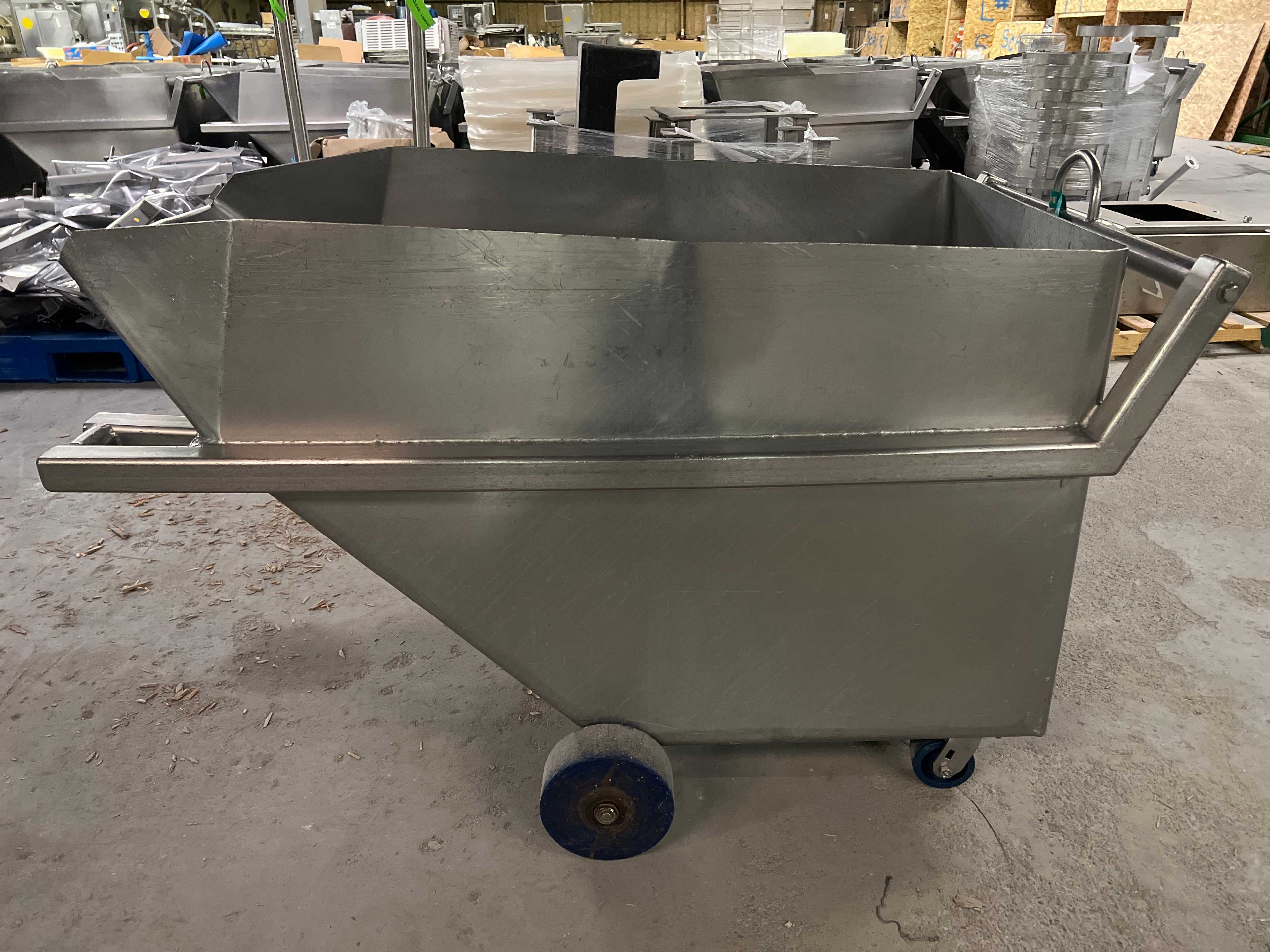 Stainless Steel Dump Cart Hopper