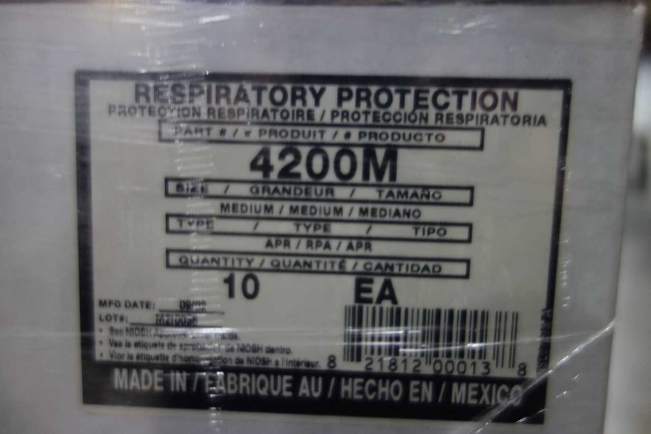PALLET OF NORTH 4200M RESPIRATORY PROTECTION - SAFETY EQUIPMENT