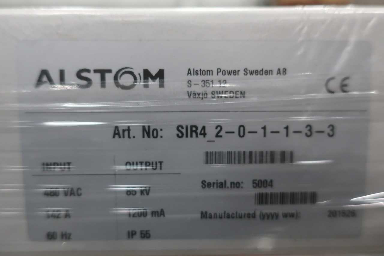 ALSTOM SIR4_2-0-1-1-3-3 PRECIPITATOR RECTIFIER 480V - PROCESS EQUIPMENT