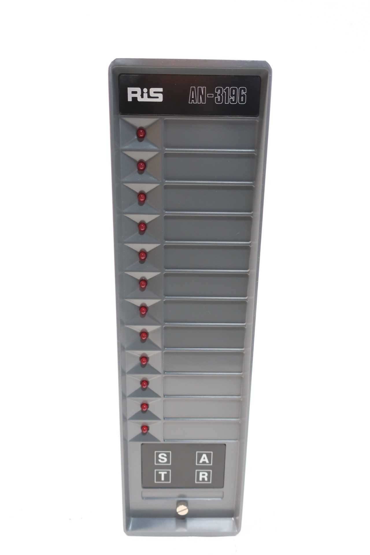 BOX OF 2 RIS AN3196 REFLASH ANNUNCIATOR ALARM MANAGEMENT SYSTEM 125VDC - AUTOMATION & CONTROLS