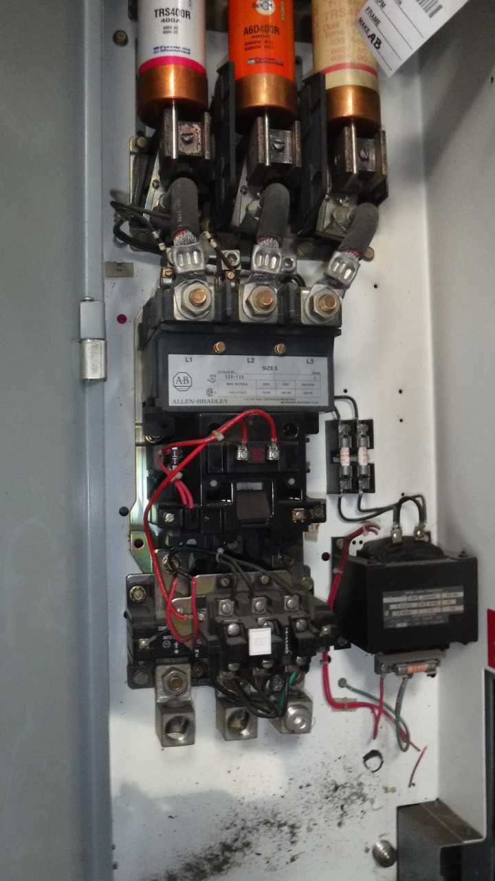 200 HP Allen Bradley Size 5 Starter - MOTOR CONTROL CENTERS