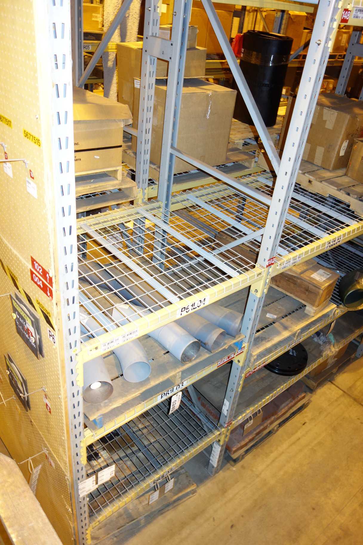 CONTENTS OF 2 UPRIGHT RACKING SECTIONS, VALVES - VALVES