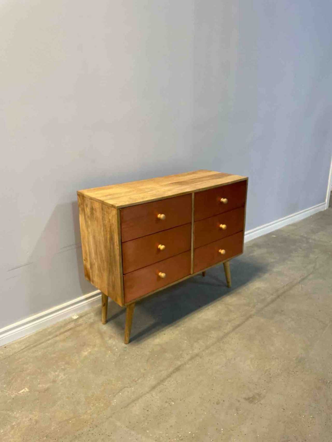 TAWNY DRAWER CHEST 40" X 16" 33" HUTCHES & DISPLAY CABINET - TOOL STORAGE