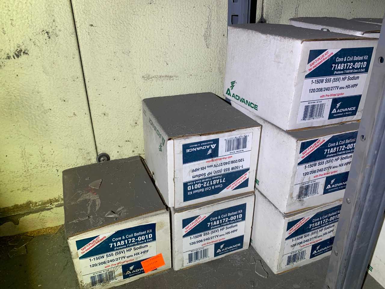 CONTENTS OF SHELVING - ELECTRICAL COMPONENTS
