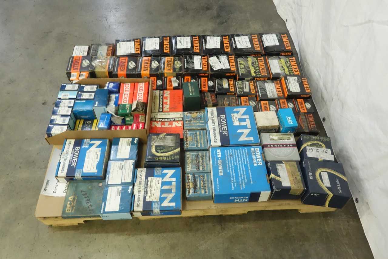 PALLET OF ASSORTED ROLLER BEARINGS - BEARINGS