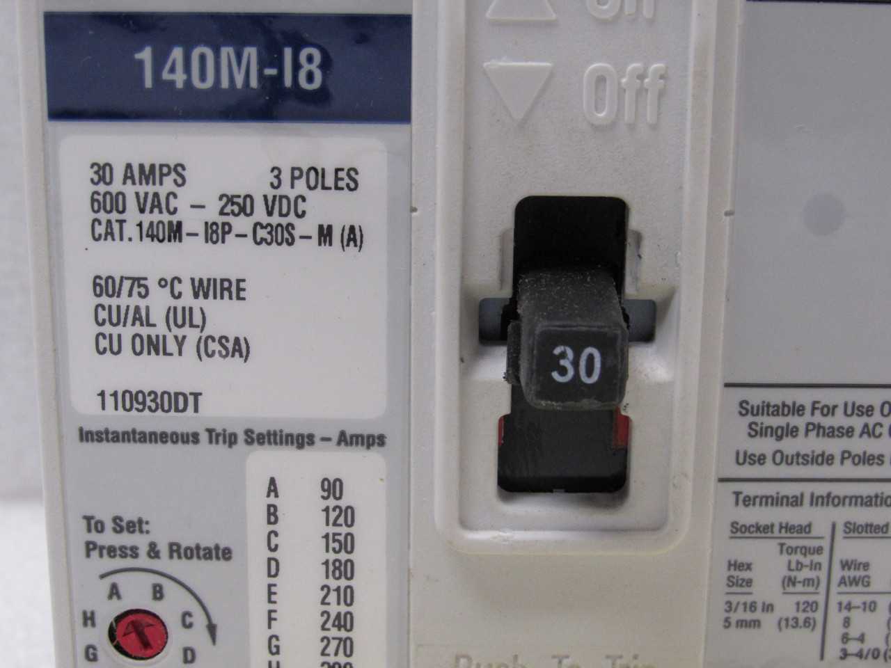 Allen Bradley Circuit breakers - CIRCUIT BREAKERS