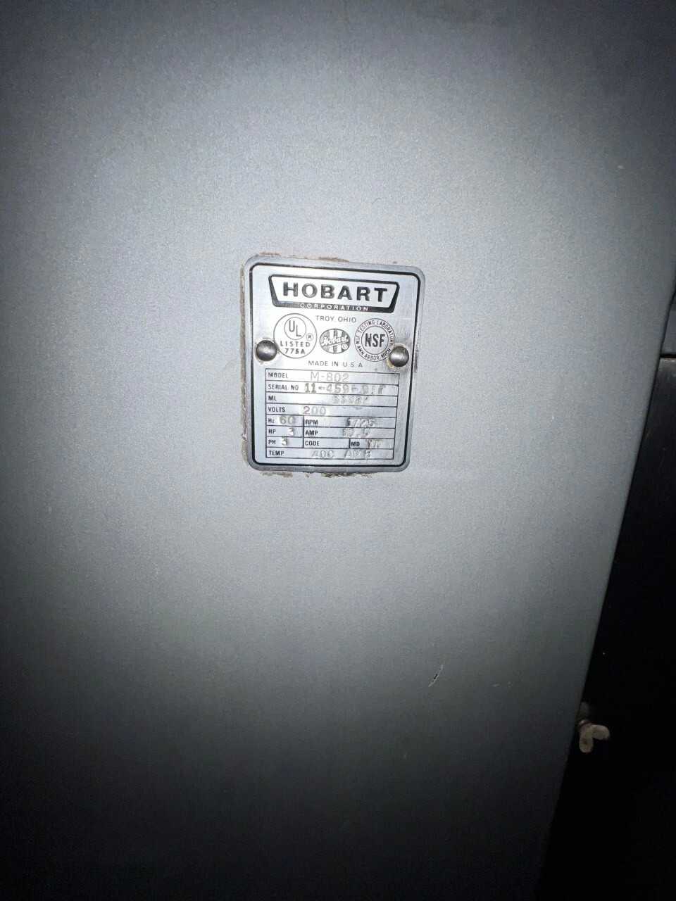 Hobart 80 Quart Planetary Mixer - FOOD & BEVERAGE