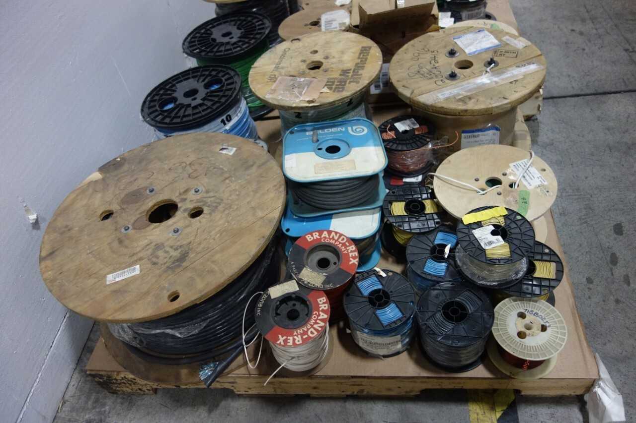 2 PALLETS OF ASSORTED WIRE - ELECTRICAL COMPONENTS