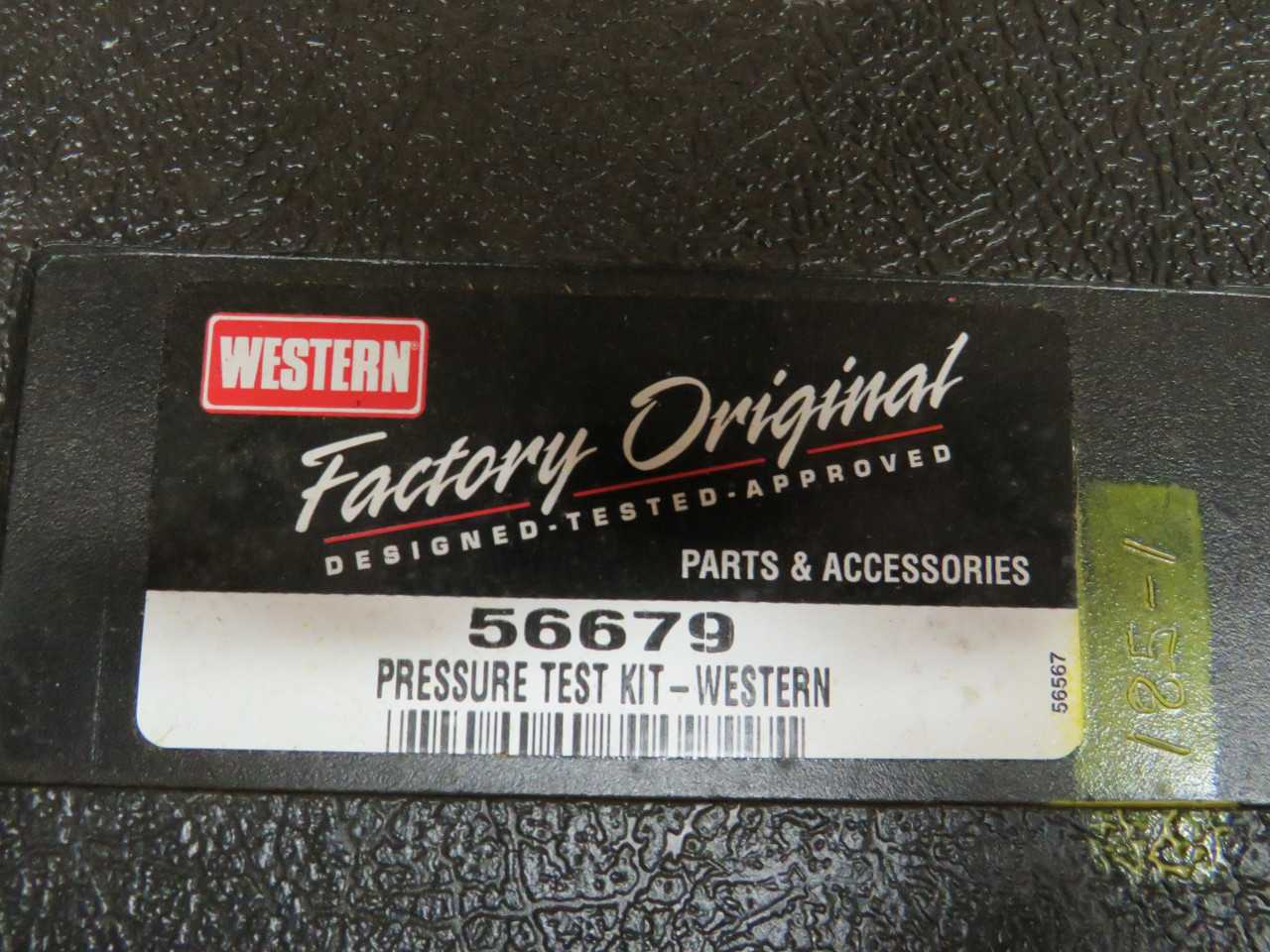 WESTERN 56679 PRESSURE TEST KIT 300 - 3000 PSI - ELECTRIC POWER TOOLS