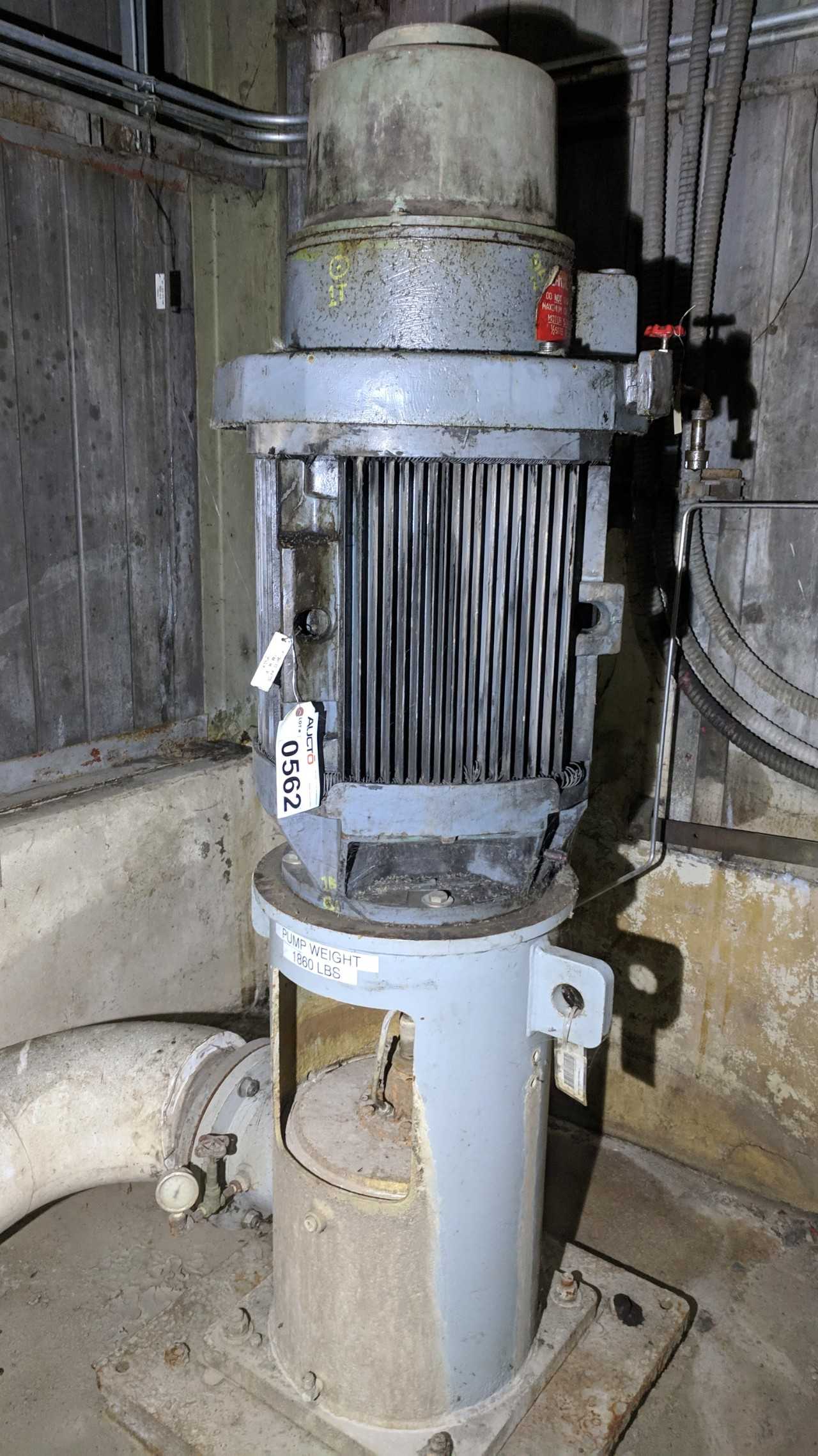 INGERSOLL RAND 3 STAGE 1000GPM 460V-AC 125HP VERTICAL CENTRIFUGAL PUMP - CENTRIFUGAL PUMP INGERSOLL RAND 3 STAGE 1000GPM 460V-AC 125HP VERTICAL CENTRIFUGAL PUMP - CENTRIFUGAL PUMP