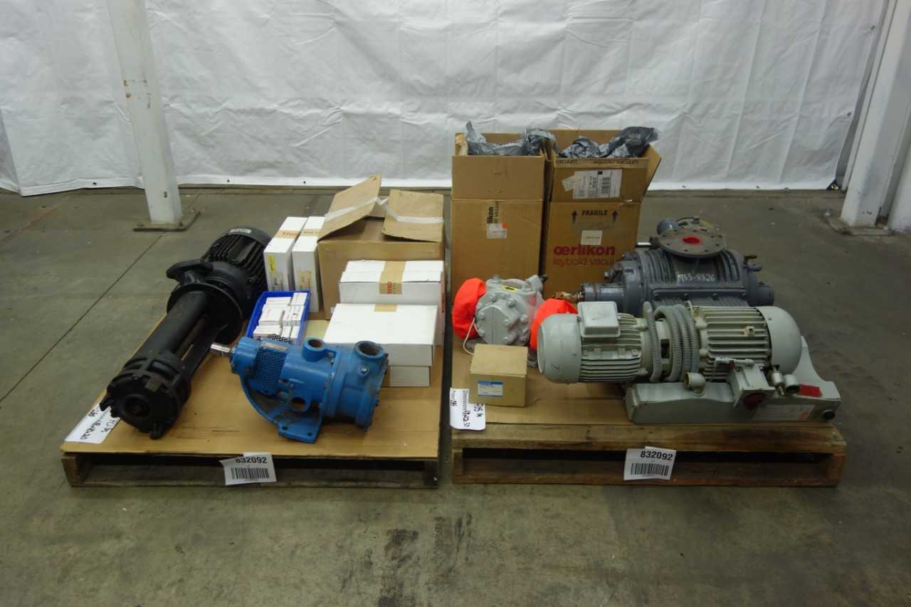 2 PALLETS OF PUMPS AND PUMP PARTS - PUMPS