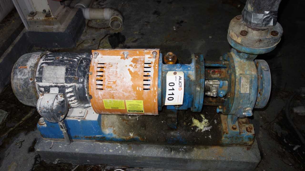GOULDS 3196 3X4-8 7.5HP MTX STAINLESS CENTRIFUGAL PUMP MOTOR - CENTRIFUGAL PUMP