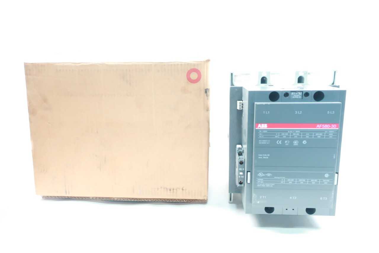 ABB 1SFL617001R7011 AF580-30-11 100-250V-AC 750A AMP 500HP AC CONTACTOR - CONTACTORS