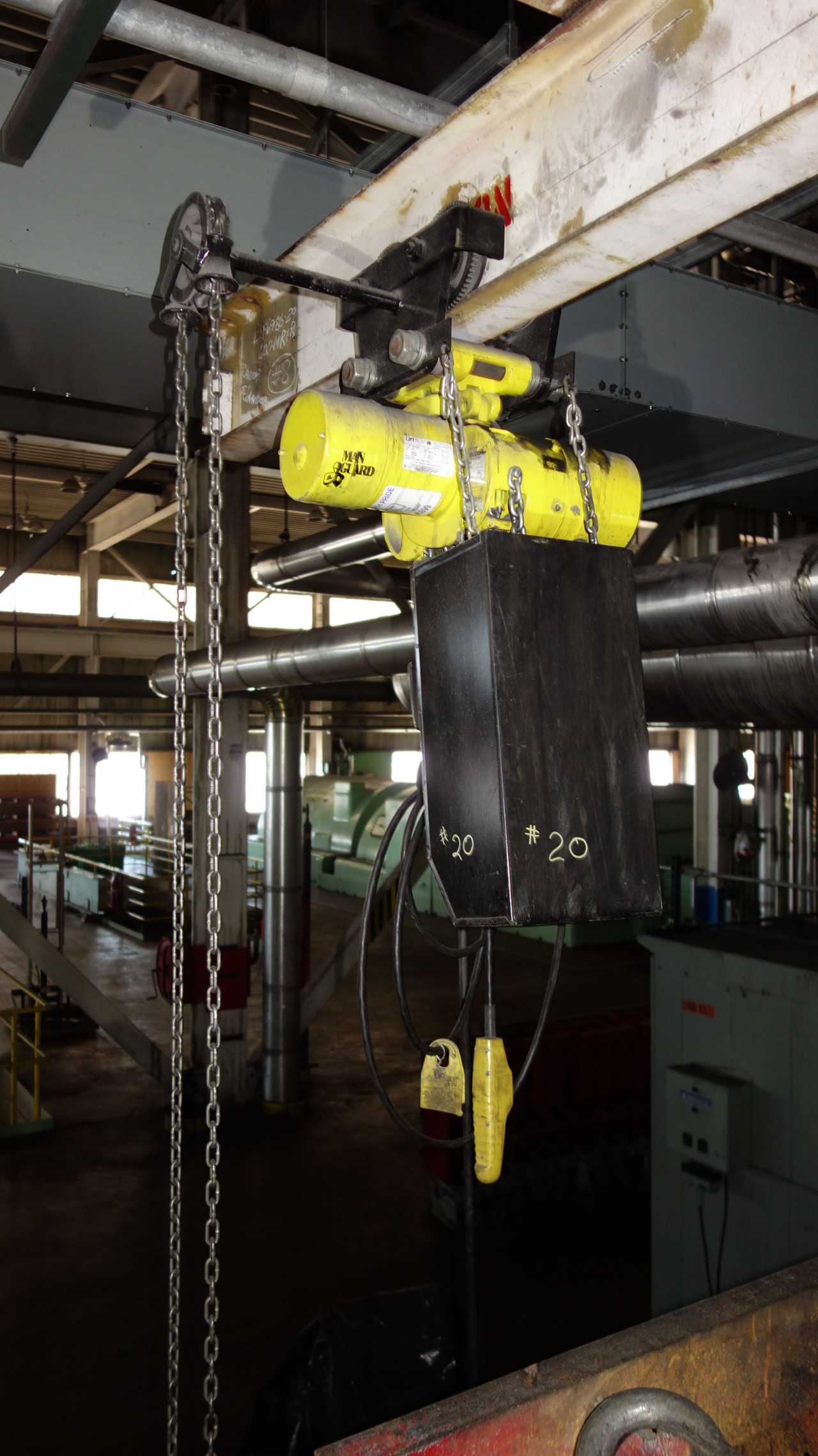 BUDGIT 3 TON ELECTRIC CHAIN HOIST 230/460V - LIFTING EQUIPMENT