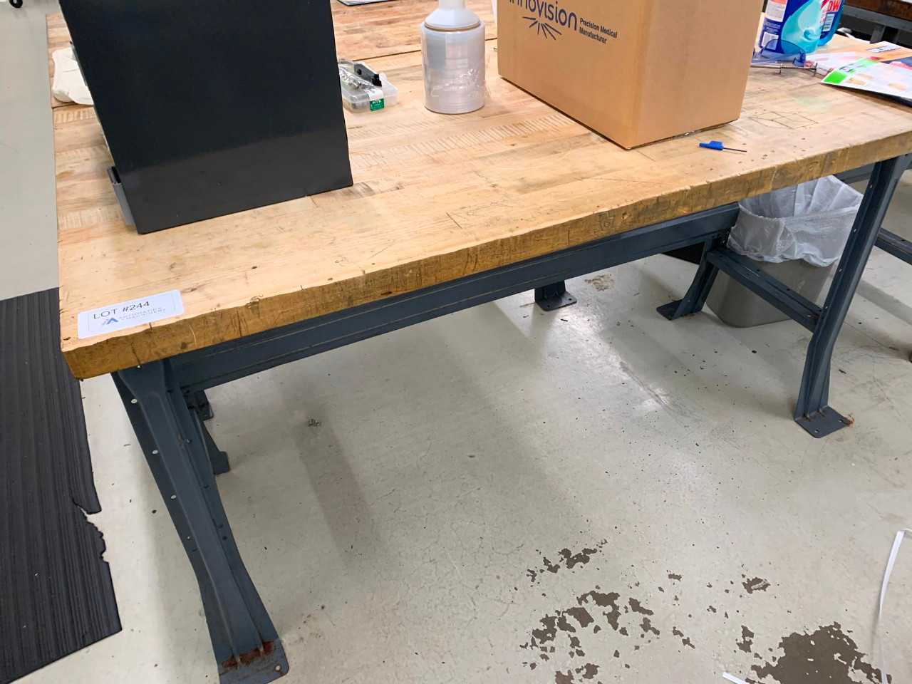 Butcher Block Work Bench - PLANT & FACILITY