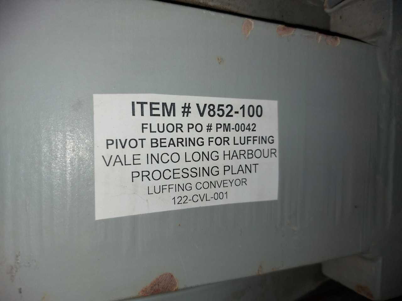 LOT OF 2 PIVOT BEARINGS FOR LUFFING - BEARINGS