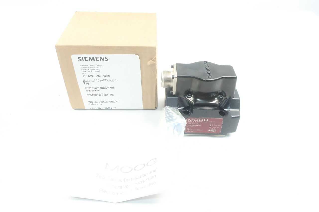 MOOG 760F1081A1 3000PSI HYDRAULIC VALVE - VALVES