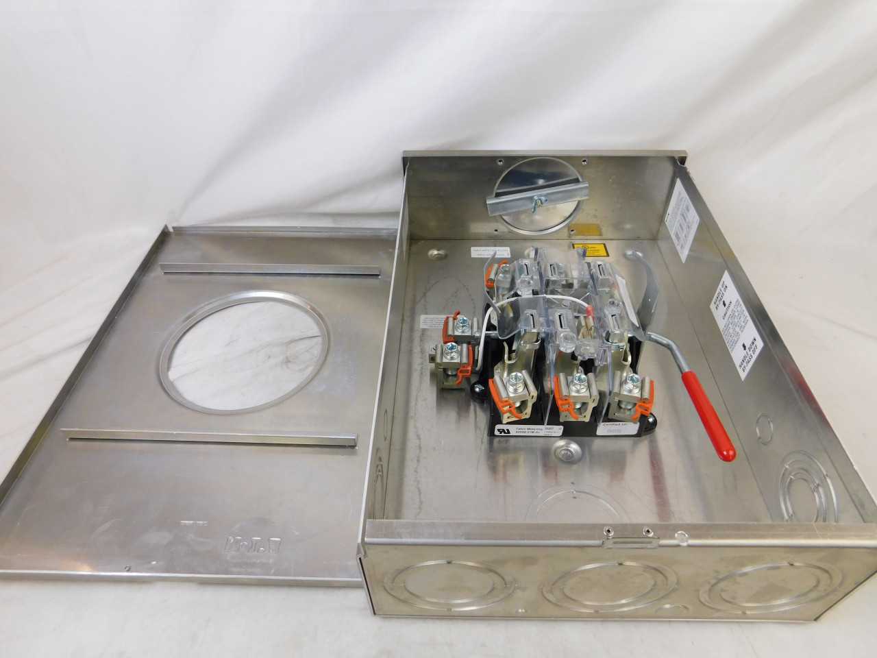 Quantity of 1 New Surplus Eaton UATH7213UFLCH Meter Socket Ringless 200A 600V 3 - INDUSTRIAL PARTS