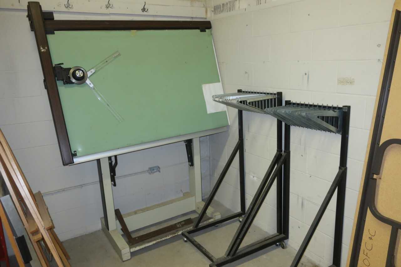 BRUNING DRAFTING TABLE W/ ACCESSORIES - PLANT & FACILITY
