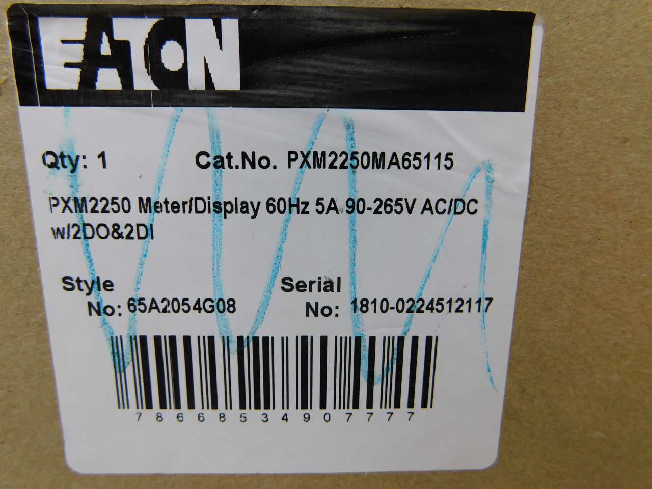 (1) Eaton PXM2250MA65115 Electrical Meter Display 5A 90-265V - ELECTRICAL COMPONENTS (1) Eaton PXM2250MA65115 Electrical Meter Display 5A 90-265V - ELECTRICAL COMPONENTS