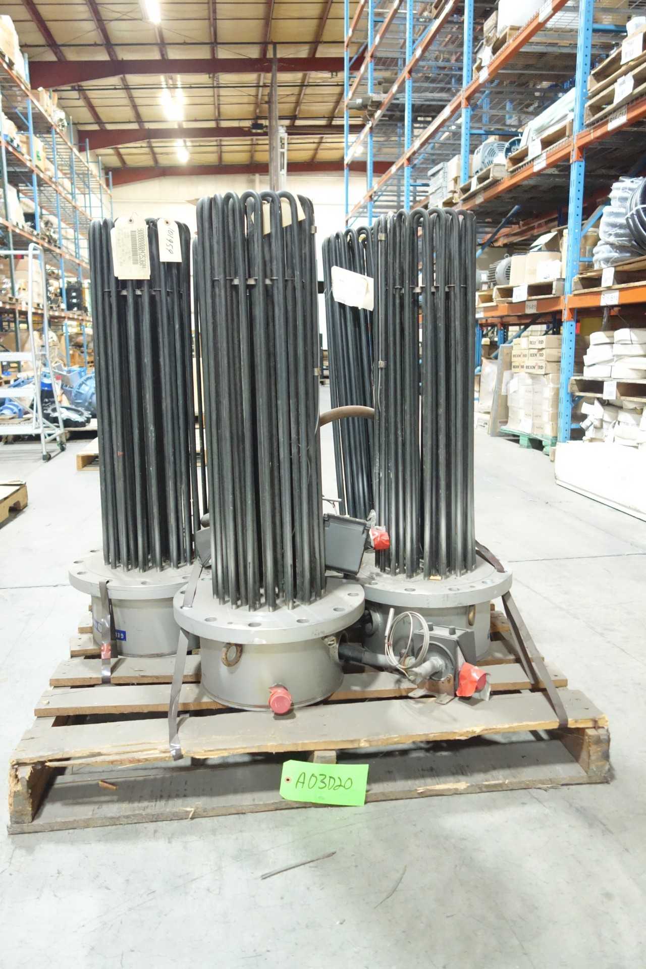 LOT OF 5 GENERAL ELECTRIC IMMERSION HEAT EXCHANGERS