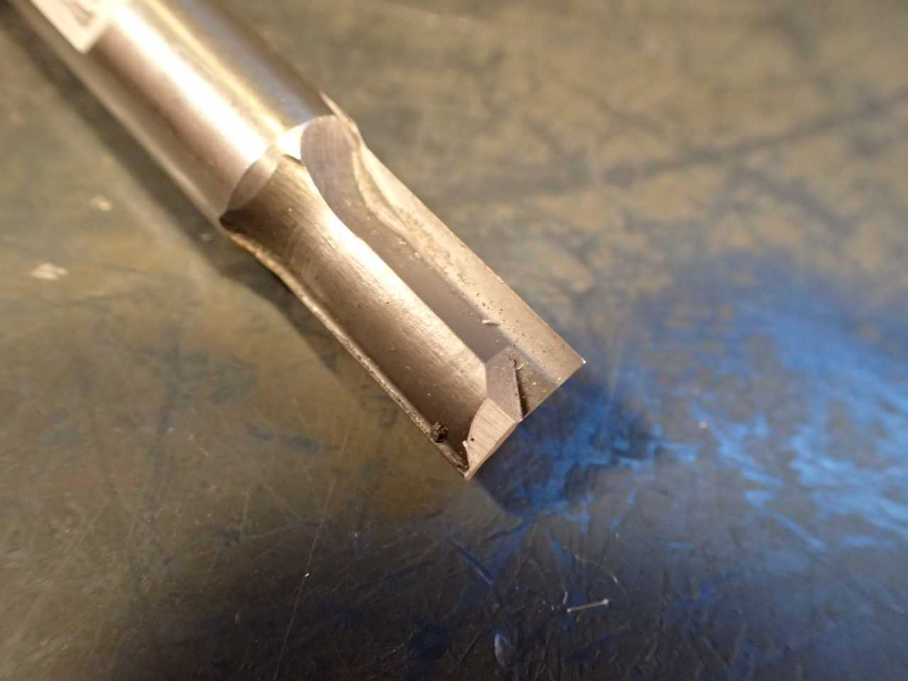 2 Piece Lot 7/16" Straight Flute Center Cutting Double End Mills: 1/2" Shank USA - END MILLS