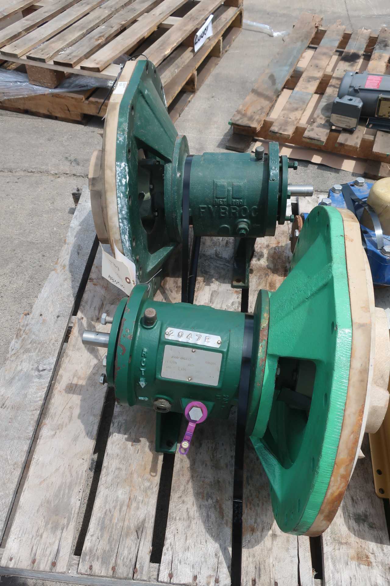 LOT OF 2 FIBROC PUMP 1500 4X6X13 - PUMPS