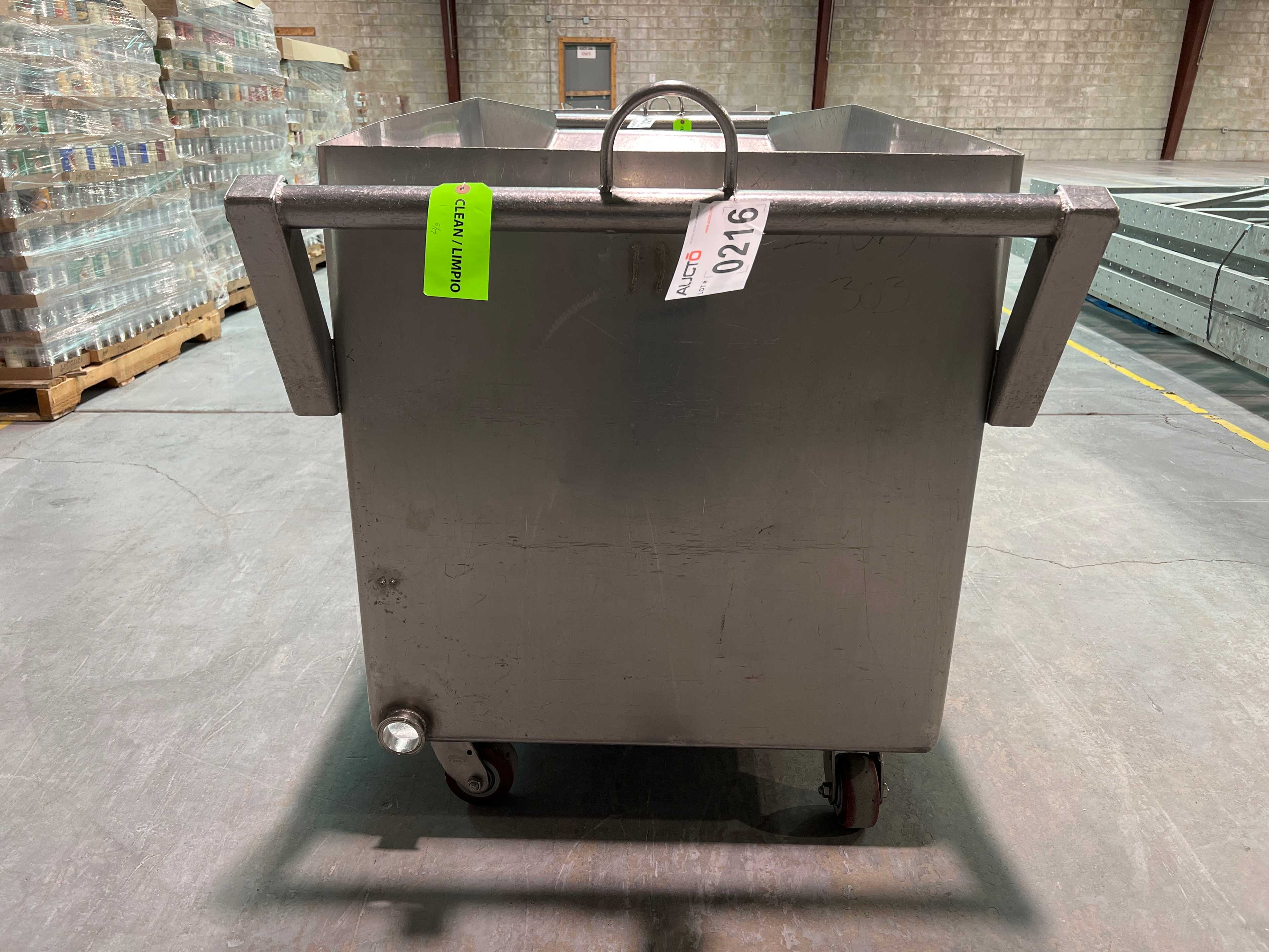 Stainless Steel Dump Cart Hopper