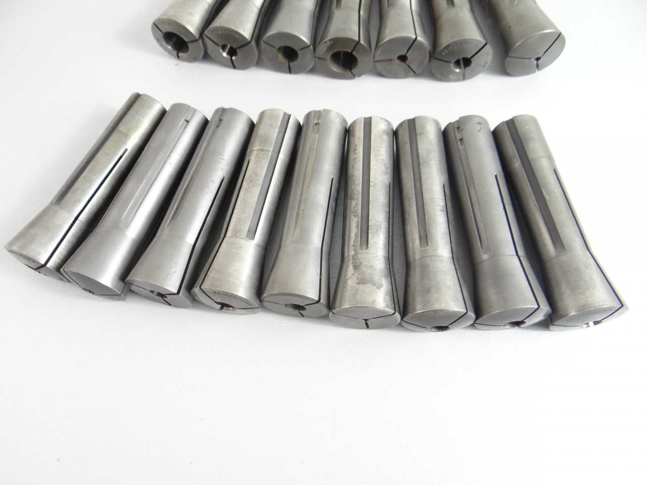 16 Assorted R8 Collets Bridgeport And Others - MILLING MACHINES