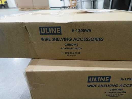 Ulline Casters, new (lot) - INDUSTRIAL PARTS