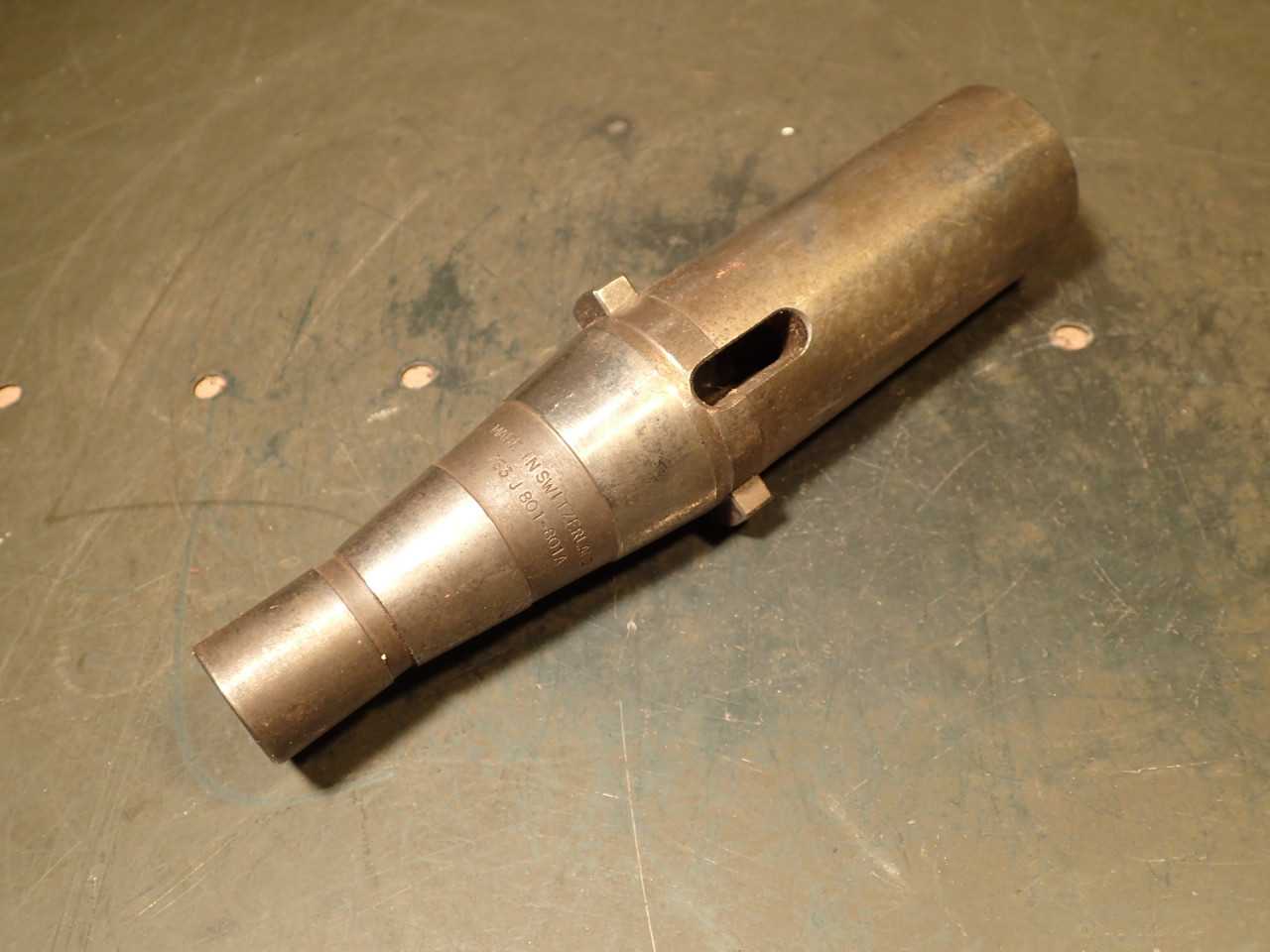 Dixi 733-J-801-801A Morse Taper 3 Extension Tool Holder Swiss Quick Change Shank - HOLEMAKING TOOLS