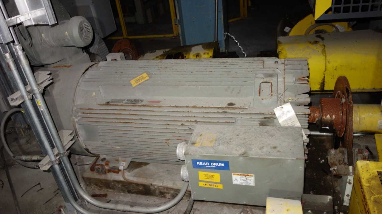 GE 450HP AC ELECTRIC MOTOR 1345RPM 460V-AC - ELECTRIC MOTORS