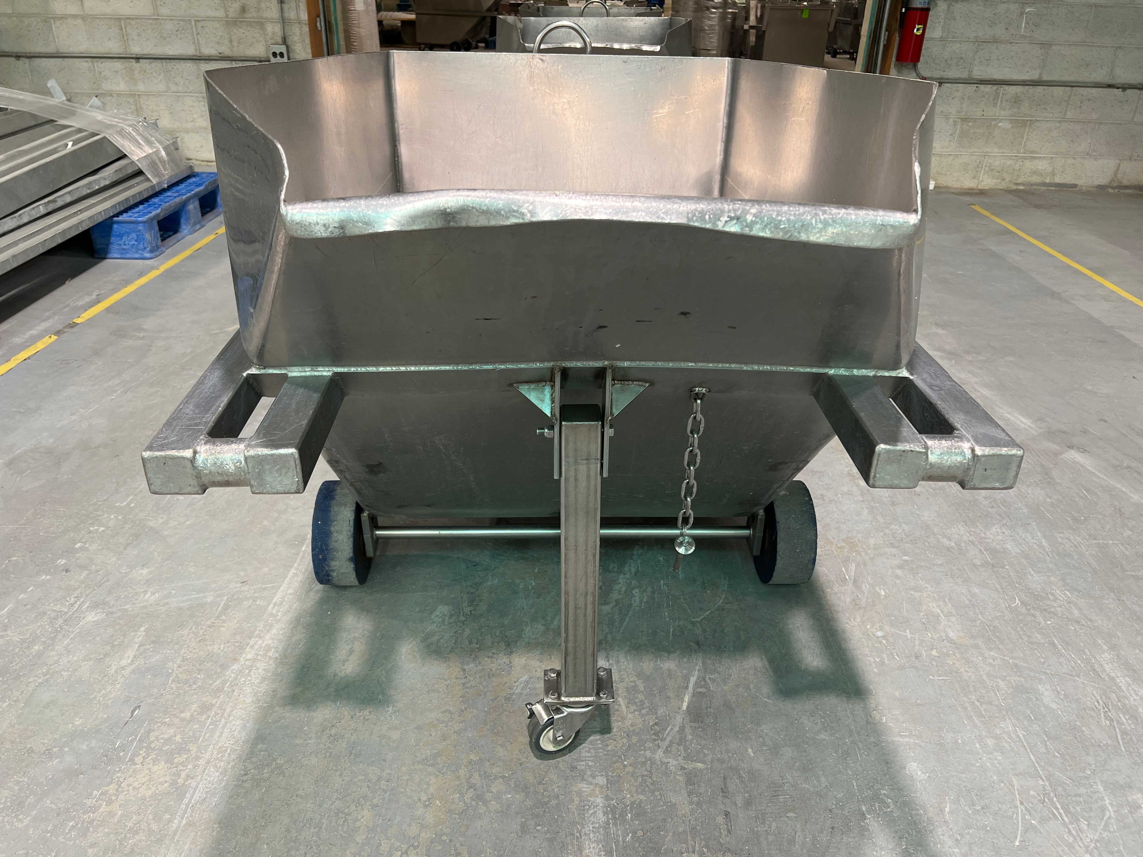 Stainless Steel Dump Cart Hopper