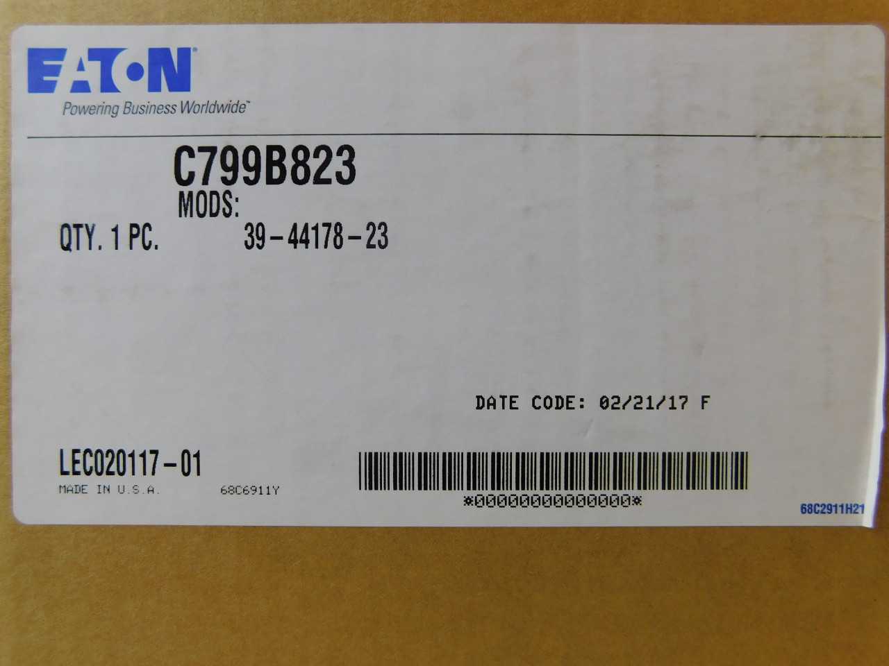 Quantity of 4x C799B823 Starters - ELECTRICAL ENCLOSURES Quantity of 4x C799B823 Starters - ELECTRICAL ENCLOSURES