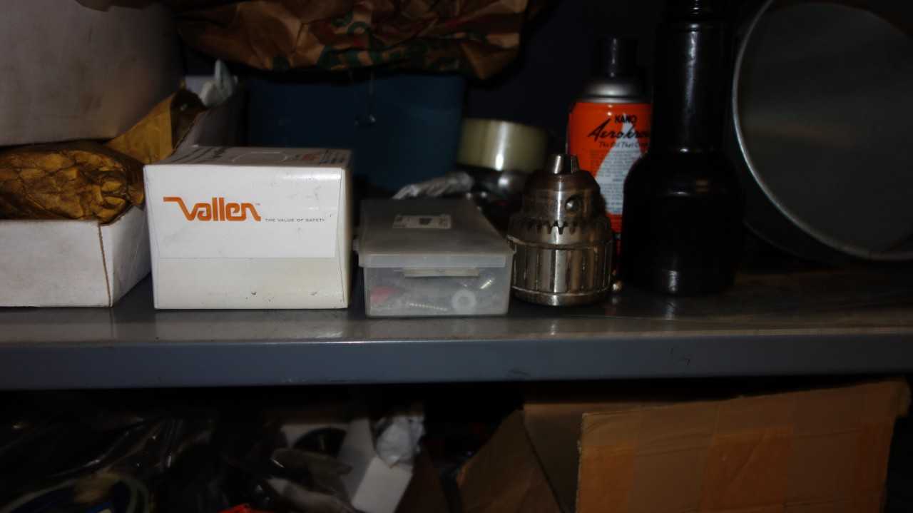 CABINET W/ ASSORTED MRO PARTS - TOOL STORAGE