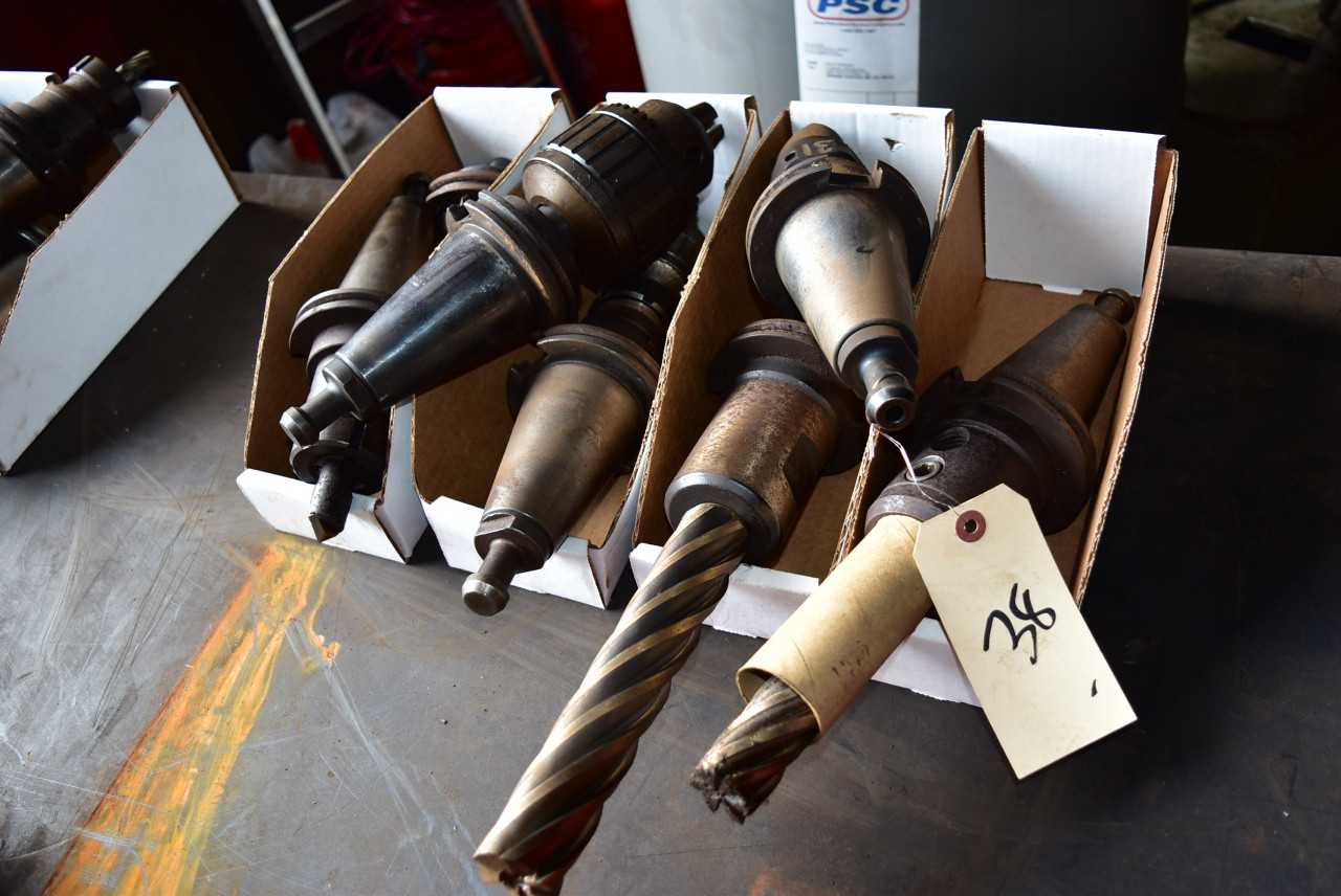 Lot of Misc. Toolholders 50 Taper - ELECTRIC POWER TOOLS Lot of Misc. Toolholders 50 Taper - ELECTRIC POWER TOOLS