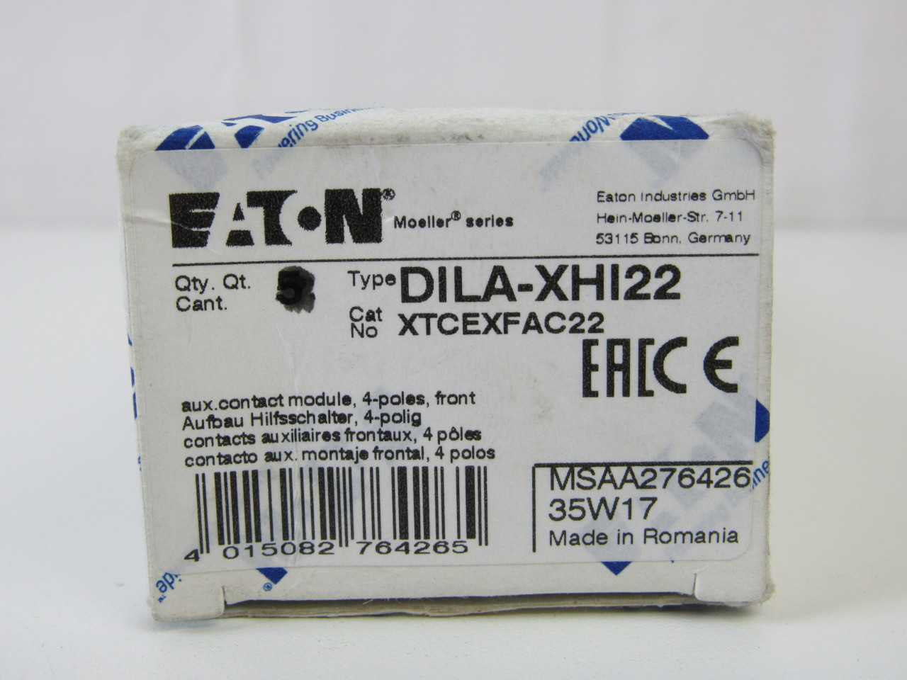 Quantity of 8x XTCEXFAC22 Contactors - CONTACTORS