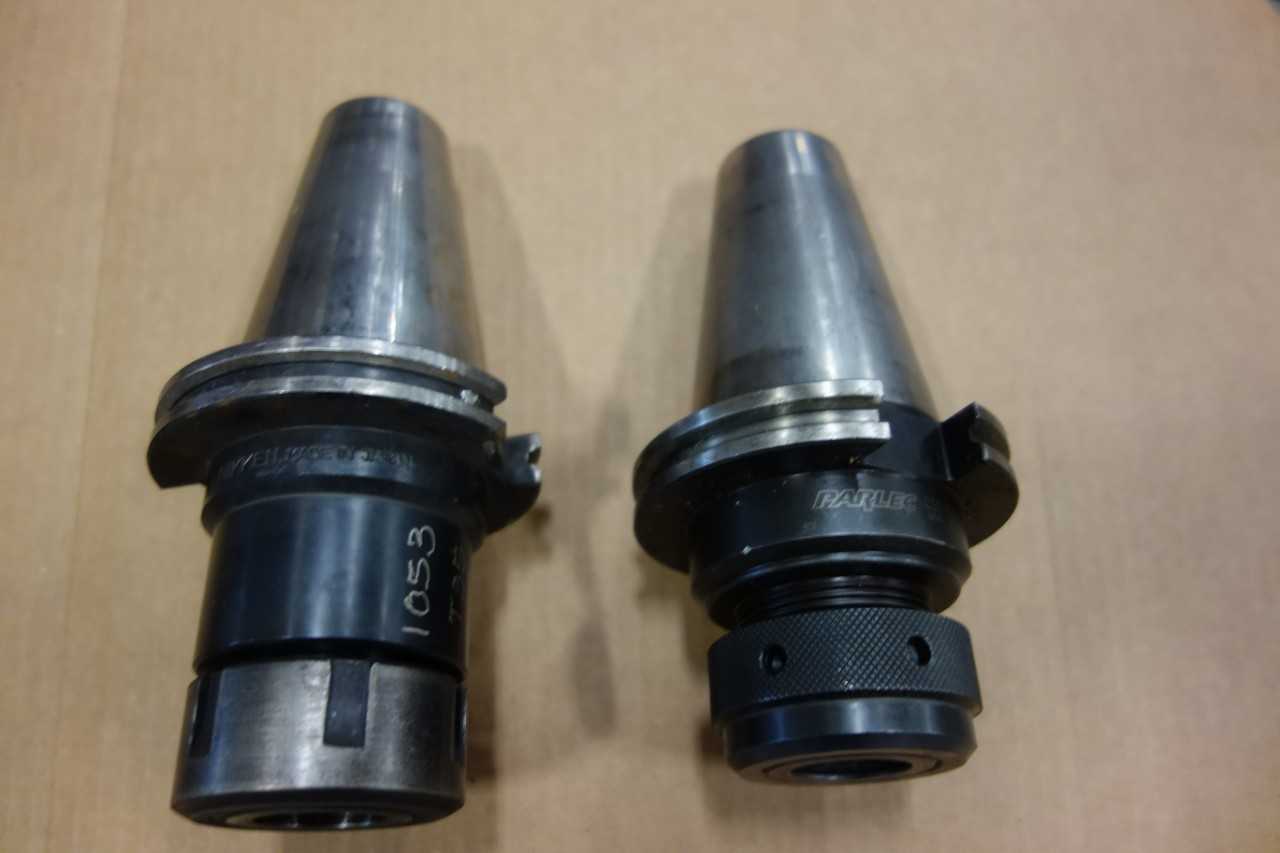 LOT OF ASSORTED CAT50 TOOL HOLDERS - NIKKEN, PARLEC - MACHINING ACCESSORIES & TOOLING