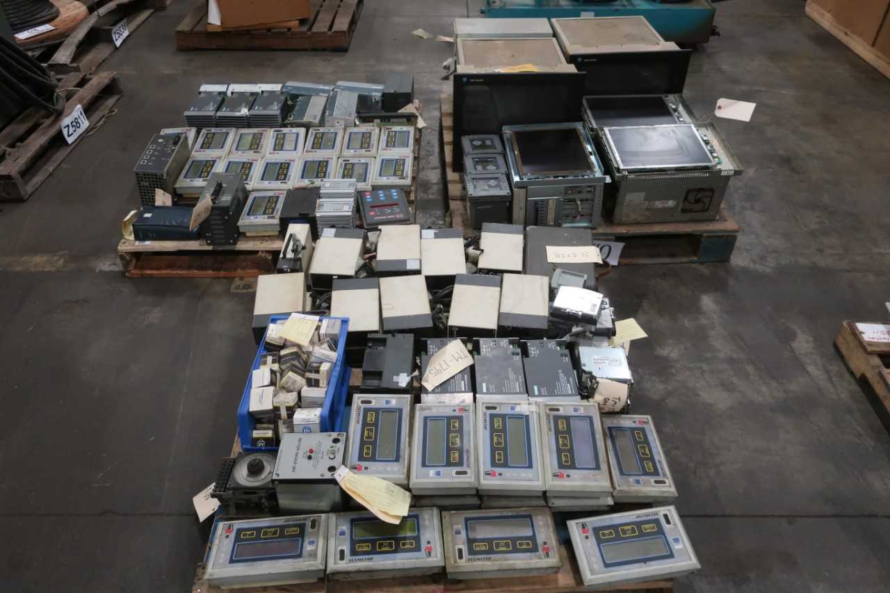 3 PALLETS OF ASSORTED ELECTRICAL EQUIPMENT - ELECTRICAL COMPONENTS