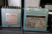 Lot of 5 Contents of Cabinet - Transducers, Timers, Relays, Meters, Circuit Boards - AUTOMATION & CONTROLS