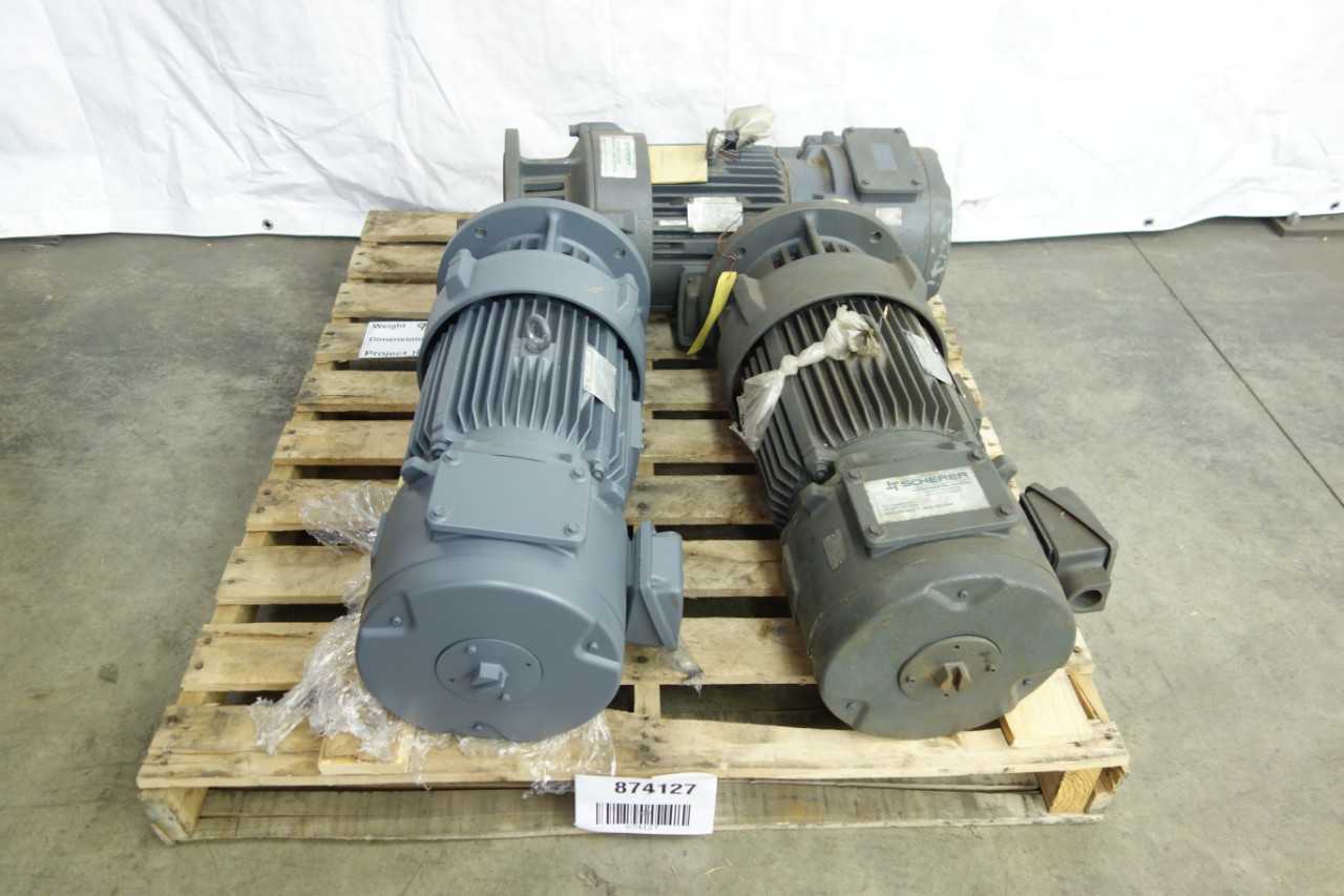 LOT OF 3 MITSUBISHI SUPER LINE MOTORS, MIDWEST MAGNETIC BRAKE - PRESS BRAKES