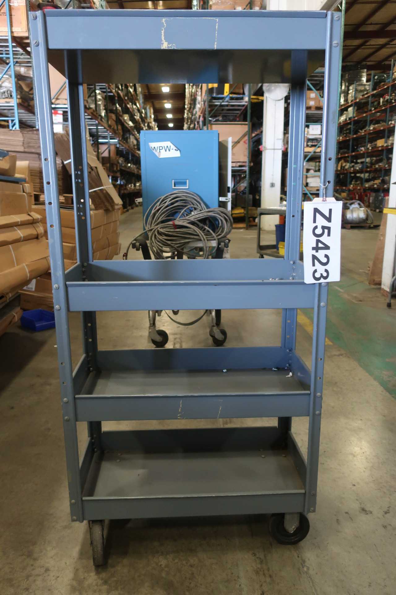 4 SHELF STEEL ROLLING CART - ROLLING CARTS