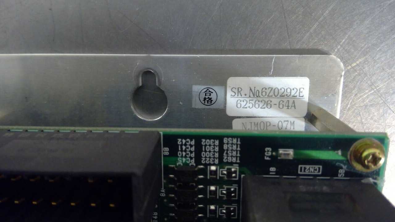 Tsudakoma 625626-64A - NJM0P-07M - ZA4SF - 627950A ZA4MD - 625625D - Circuit Board - AUTOMATION & CONTROLS