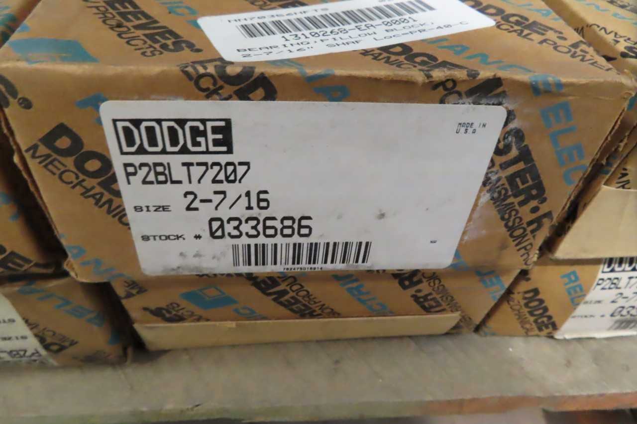 LOT OF 52 DODGE RELIANCE P2BLT7207 2-7/16IN PILLOW BLOCK BEARINGS - BEARINGS