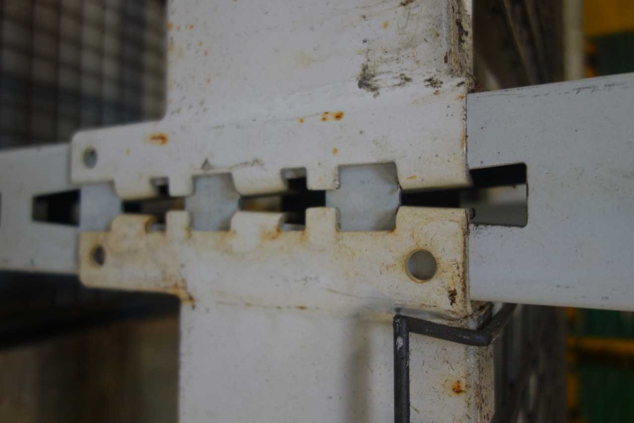Qty 30 Keystone style pallet racking uprights - PALLET RACKING