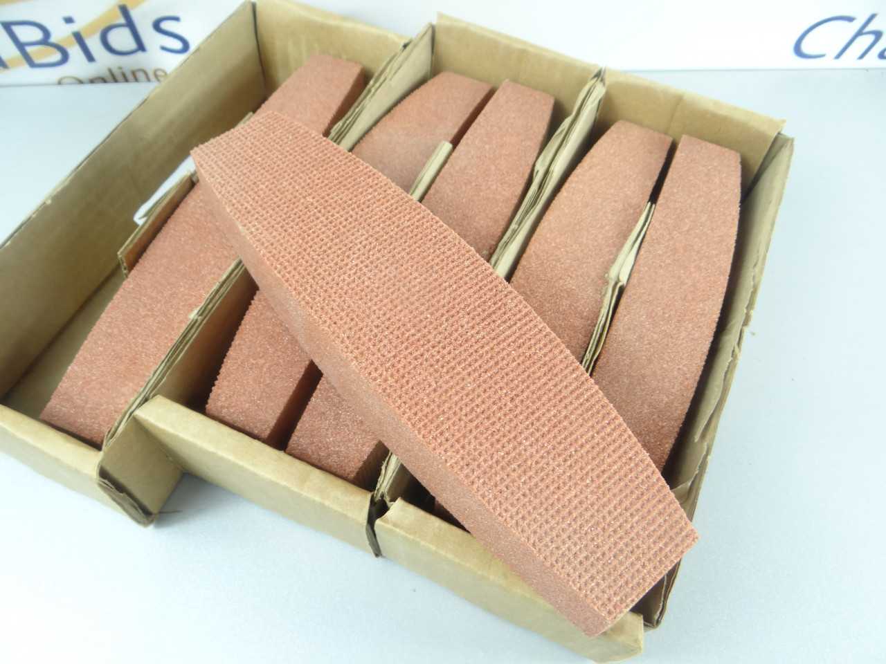 Lot of 6 NEW Orange Molded Boat Stones - GRINDING WHEELS